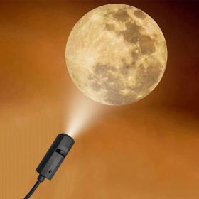 1pc Moon Earth Projector Night Light; USB Charging Lamp 360¬∞ Rotatable Moon Earth Atmosphere Projector For Bedside Nightstand Bedroom Living Room Des
