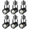 VEVOR LED Track Lighting Heads, 6.5W 3000K 470lm Warm White, Dimmable H Type Track Light Head, CRI85+ True Color Rendering Adjustable Tilt Angle Track