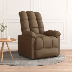 Recliner Brown Fabric