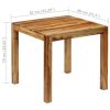 Dining Table Solid Sheesham Wood 32.3"x31.5"x29.9"