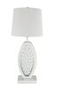 ACME Nysa Table Lamp in Mirrored & Faux Crystals 40215