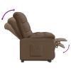 Recliner Brown Fabric
