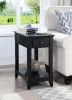 ACME Bertie Accent Table, Black Finish 82740