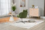 COOLMORE Home Office Desk Chair, Vanity Chair, Modern Adjustable Home Computer Executive Chair Swivel Task Chair for Small Space, Living Room, Make-up