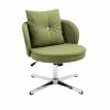 COOLMORE Home Office Desk Chair, Vanity Chair, Modern Adjustable Home Computer Executive Chair Swivel Task Chair for Small Space, Living Room, Make-up