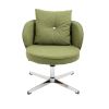 COOLMORE Home Office Desk Chair, Vanity Chair, Modern Adjustable Home Computer Executive Chair Swivel Task Chair for Small Space, Living Room, Make-up