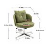 COOLMORE Home Office Desk Chair, Vanity Chair, Modern Adjustable Home Computer Executive Chair Swivel Task Chair for Small Space, Living Room, Make-up