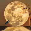 1pc Moon Earth Projector Night Light; USB Charging Lamp 360¬∞ Rotatable Moon Earth Atmosphere Projector For Bedside Nightstand Bedroom Living Room Des
