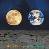 1pc Moon Earth Projector Night Light; USB Charging Lamp 360¬∞ Rotatable Moon Earth Atmosphere Projector For Bedside Nightstand Bedroom Living Room Des