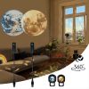 1pc Moon Earth Projector Night Light; USB Charging Lamp 360¬∞ Rotatable Moon Earth Atmosphere Projector For Bedside Nightstand Bedroom Living Room Des