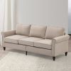 70 inch 3 Seater Loveseat Sofa, Mid Century Modern Couches for Living Room, Button Tufted Sofa