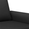 2-Seater Sofa Black 55.1" Velvet