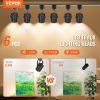 VEVOR LED Track Lighting Heads, 6.5W 3000K 470lm Warm White, Dimmable H Type Track Light Head, CRI85+ True Color Rendering Adjustable Tilt Angle Track