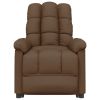 Recliner Brown Fabric