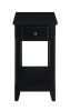 ACME Bertie Accent Table, Black Finish 82740