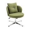 COOLMORE Home Office Desk Chair, Vanity Chair, Modern Adjustable Home Computer Executive Chair Swivel Task Chair for Small Space, Living Room, Make-up