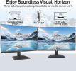 Sansui Monitor 24 inch IPS FHD 1080P 75HZ HDR10 Computer Monitor with HDMI,VGA,DP Ports Frameless/Eye Care/Ergonomic Tilt/Speakers Built-in(ES-24X5A H
