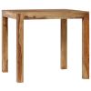 Dining Table Solid Sheesham Wood 32.3"x31.5"x29.9"