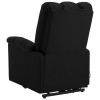 Power Lift Recliner Black Fabric