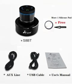 26w Vibration Bluetooth Speaker Wireless Audio Center Soundbar Subwoofer Neighbor Column Portable Vibro Speakers Sound Box (Color: Black, Woofer Size/Full-Range Size: 2")