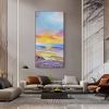 Hand Painted Oil Painting Large Hand Painted Beach Sunset Seascape Oil Painting On Canvas Art Textured Art Palette Knife Art Painting Living Room Deco