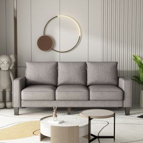 Modern Living Room Furniture Sofa (Color: Light Grey)