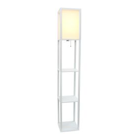 Floor Lamp with Shelf (Actual Color: White)