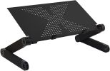 Adjustable Laptop Desk;  RAINBEAN Laptop Stand for Bed Portable Lap Desk Foldable Table Workstation Notebook Riser with Mouse Pad;  Ergonomic Computer