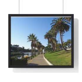 Echo Park Premium Framed Horizontal Poster (Color: Black, size: 20" x 16")