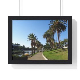 Echo Park Premium Framed Horizontal Poster (Color: Black, size: 11" x 8")