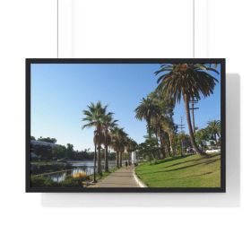 Echo Park Premium Framed Horizontal Poster (Color: Black, size: 30" x 20")