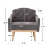 Accent Chair ,leisure single sofa with Rose Golden feet Item Code: W39531525 First Available: 2021-05-07 Return Rate: Low