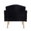 Accent Chair ,leisure single sofa with Rose Golden feet Item Code: W39531525 First Available: 2021-05-07 Return Rate: Low