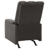 Recliner Dark Gray Fabric