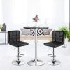 360¬∞ Swivel Round Pub Table with Height Adjustable
