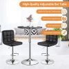 360¬∞ Swivel Round Pub Table with Height Adjustable