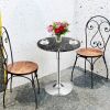 360¬∞ Swivel Round Pub Table with Height Adjustable