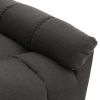 Recliner Dark Gray Fabric