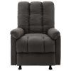 Recliner Dark Gray Fabric