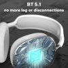 New Max P9 Pro Wireless Bluetooth Headphones HiFi Stereo Noise Cancelling Waterproof Mic Pods Over Ear Sports