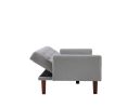 Factory Tufted Back Sofa Mid-Century Convertible Sofa Bed for Living Room