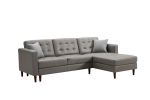 U-shaped sofa Tech PU Leather Chaise Sofa
