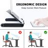 Adjustable Laptop Desk;  RAINBEAN Laptop Stand for Bed Portable Lap Desk Foldable Table Workstation Notebook Riser with Mouse Pad;  Ergonomic Computer