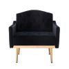 Accent Chair ,leisure single sofa with Rose Golden feet Item Code: W39531525 First Available: 2021-05-07 Return Rate: Low