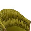 COOLMORE Vintage Bar Stools with Back and Footrest Counter Height Dining Chairs